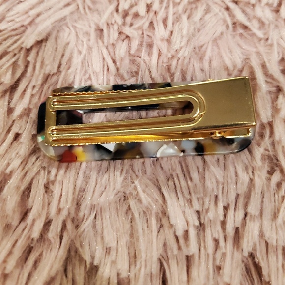 Multi colored acrylic hairpin - Picture 2 of 3